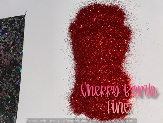 Red Fine Glitter, 2oz Cherry Bomb 