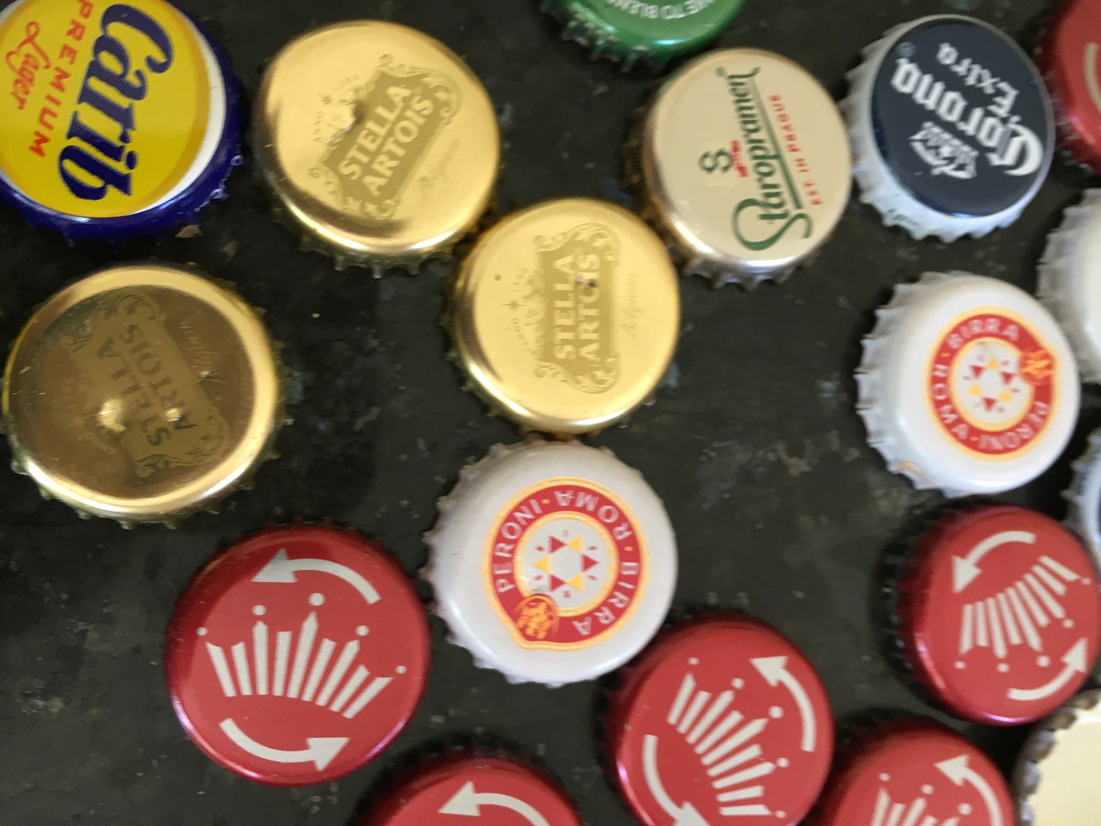 Branded bottle tops caps cider beer soft drinks soda pop Etsy