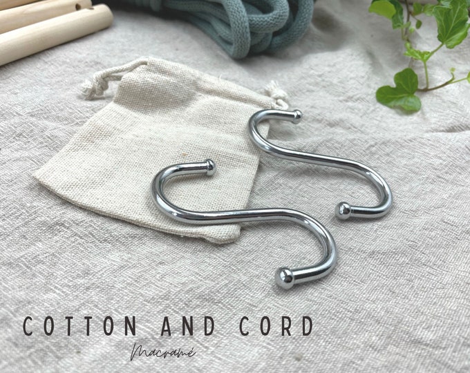 Macrame Shooks Craft Hooks Butchers Hooks Macrame Etsy UK