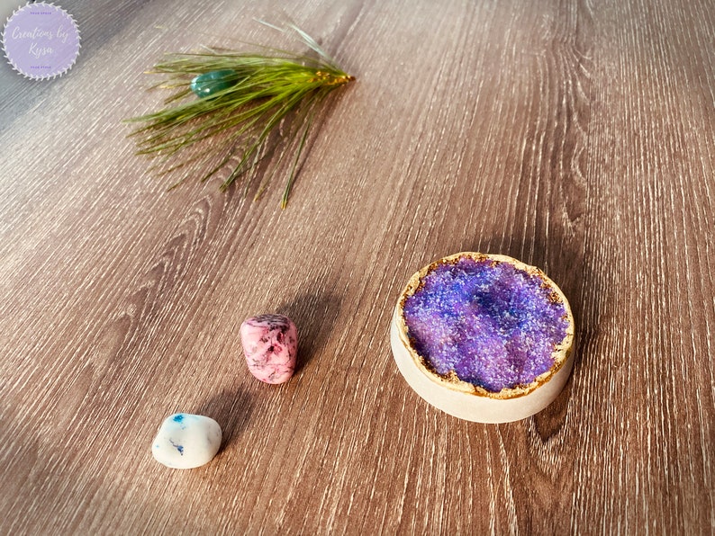 Geode Desk Decoramethyst Desk Decor Paperweight Amethyst Etsy