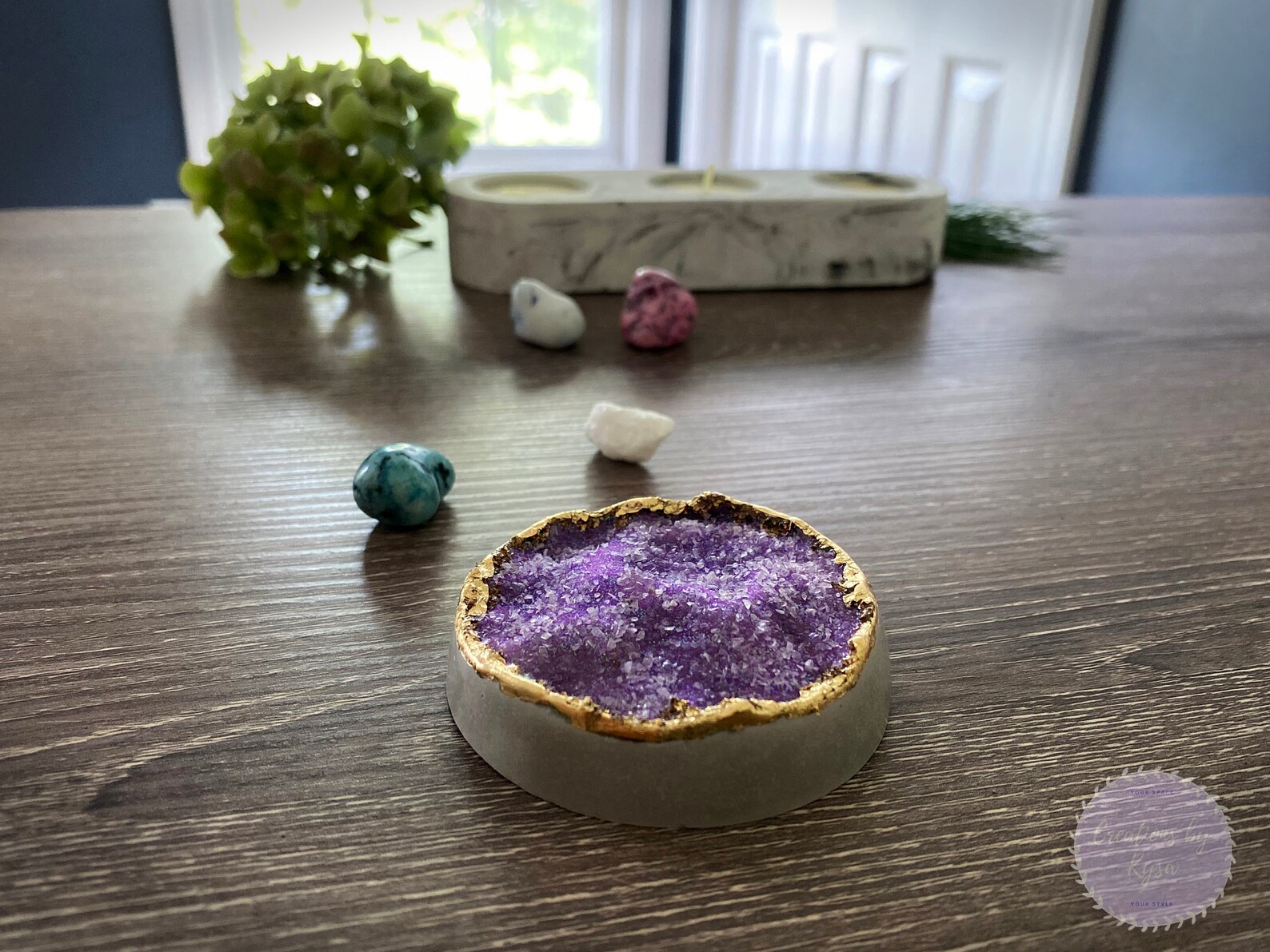 Geode desk decorAmethyst desk decor Paperweight Amethyst Etsy