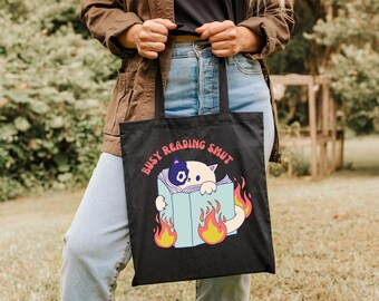 Reader Tote Bag Spicy Book Club Reading Tote Bag Bookish Tote Bag Spicy Books Smut Reader Dark Romance Smutty Book Club Bookstore Tote Bag