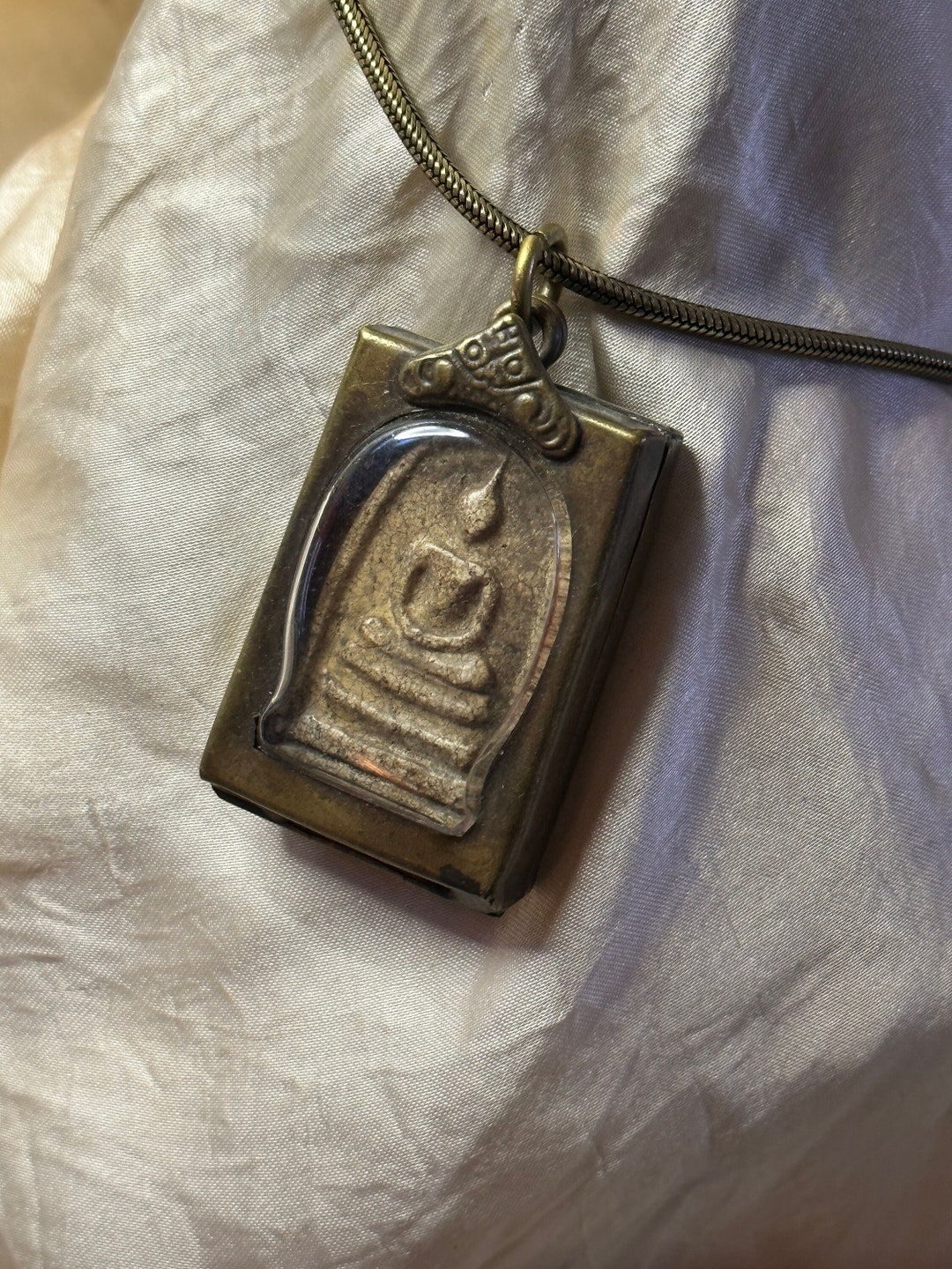 BUDDHA PROTECTION AMULET Vintage Buddha Protection Jewelry Thai ...