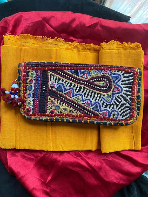 Vibrant Kutch Embroidered Satchel Bag main image 0