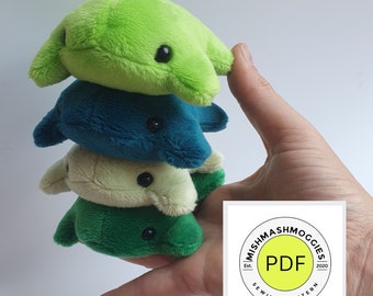 Baby Bean Frog Sewing Pattern: DIY Plush Toy (PDF File)