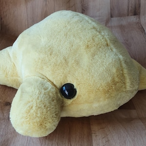 Cojín gigante de piel sintética con forma de rana, alegre y amarillo, con un toque de sol. Amigo rana. Amantes de las ranas. Cojín divertido. Decoración del hogar. Hecho a mano. Roble amarillo brillante