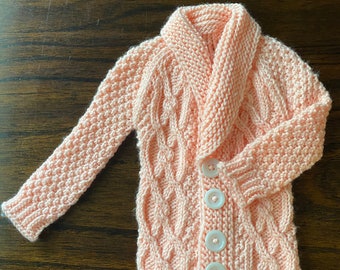 Newborn/Infant Cable Knit Sweater