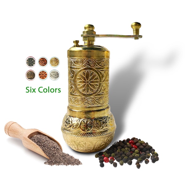 Pepper Grinder - Manual Spice Grinder - Herb Grinder - Pepper Grinder Mill - Pepper Mill - Spice Grinder - Coffee Bean Grinder