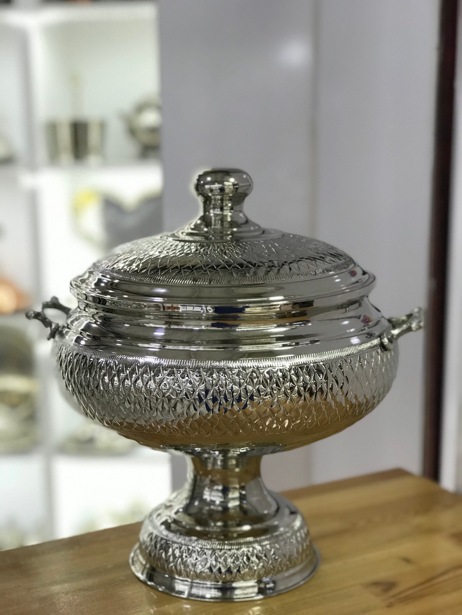 Handmade Big Copper Soup Tureen Soup Server Pot Large Etsy