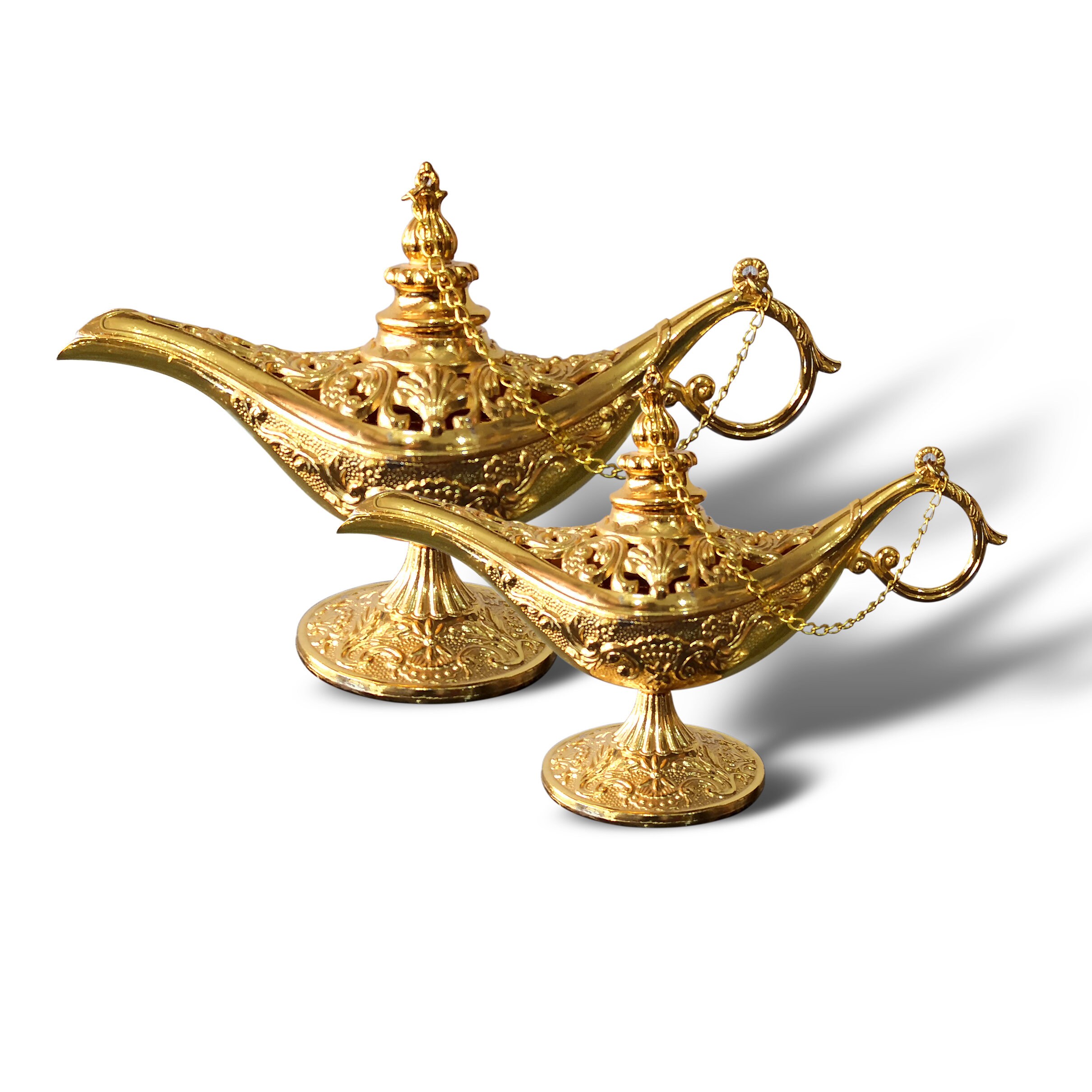 Aladdin Magic Genie Lamp Incense Burners With 10 Incense Etsy Australia