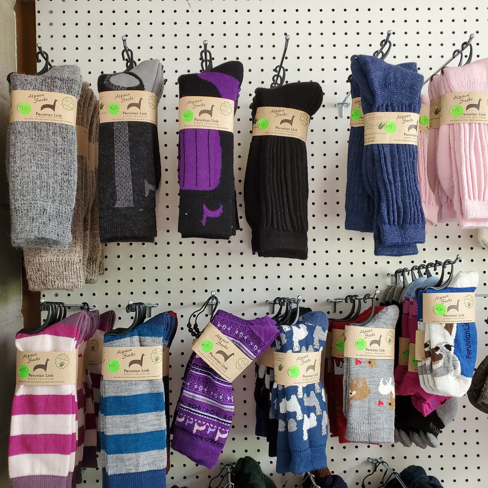 Alpaca Socks from Etsy