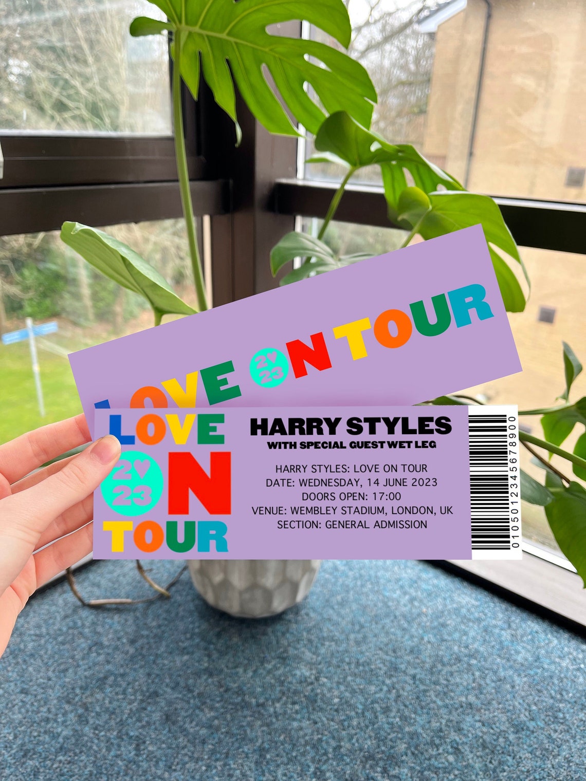 Harry Styles Love on Tour 2023 Souvenir Ticket Etsy UK