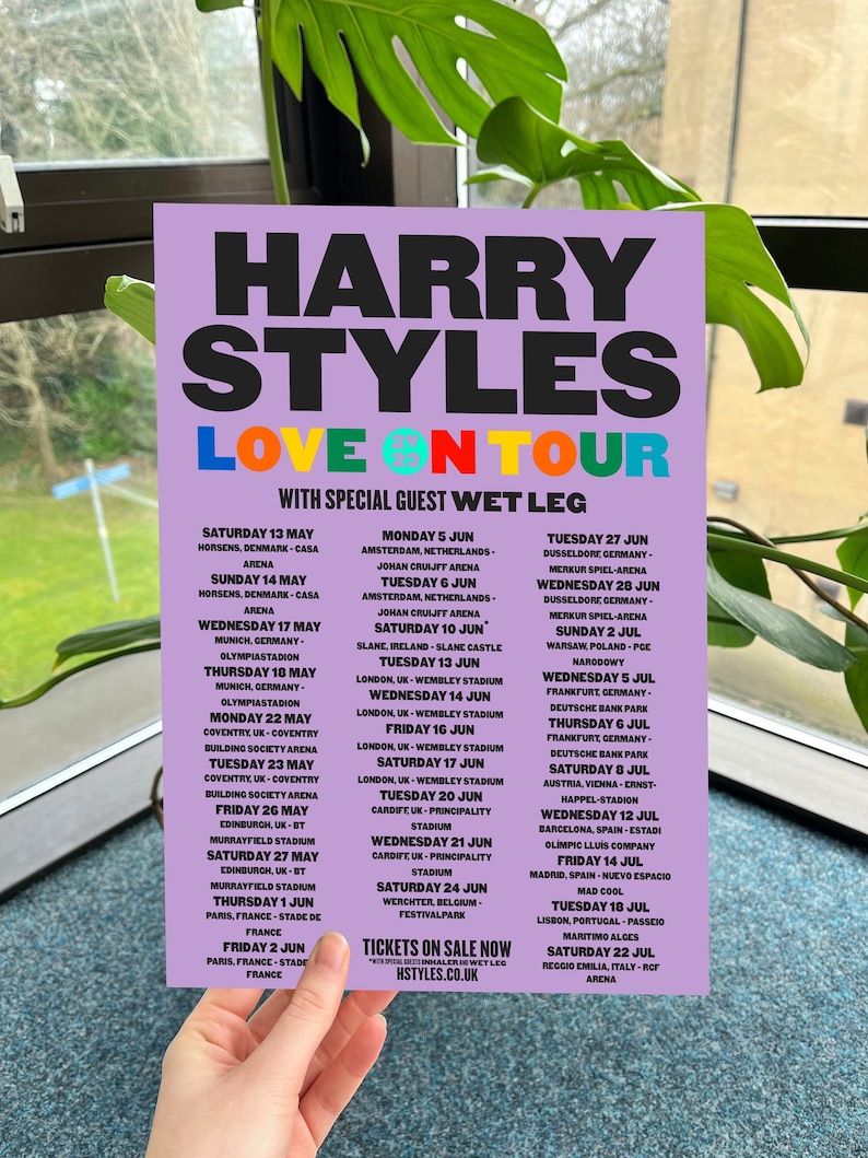 tour dates for harry styles