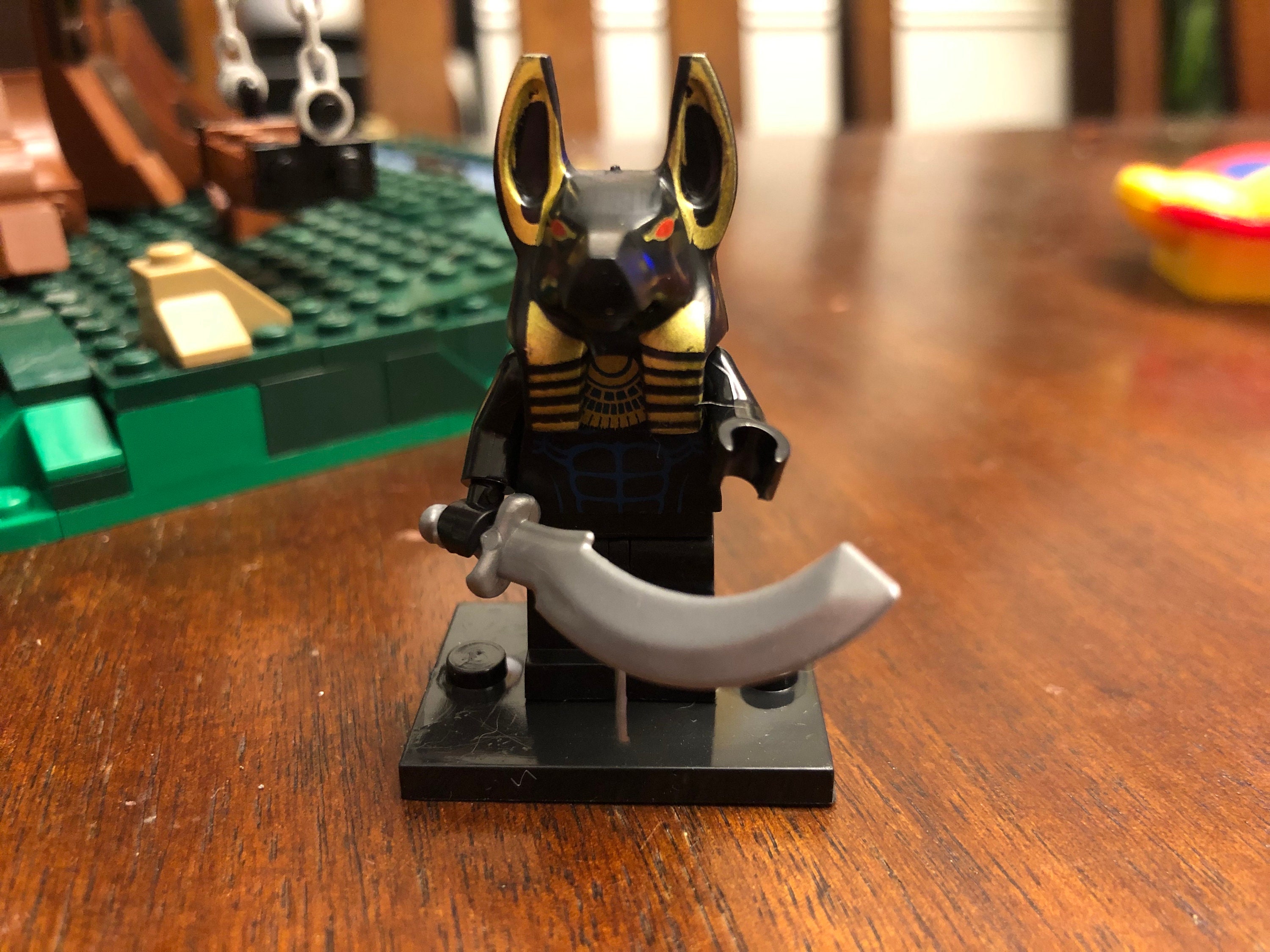 Anubis Ancient Soldier Custom Minifigure Minfigs Egypt Etsy
