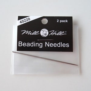 Mill Hill Beading Needles, Size 10 Pack of 2, Beading Needles, Hand Sewing Needles
