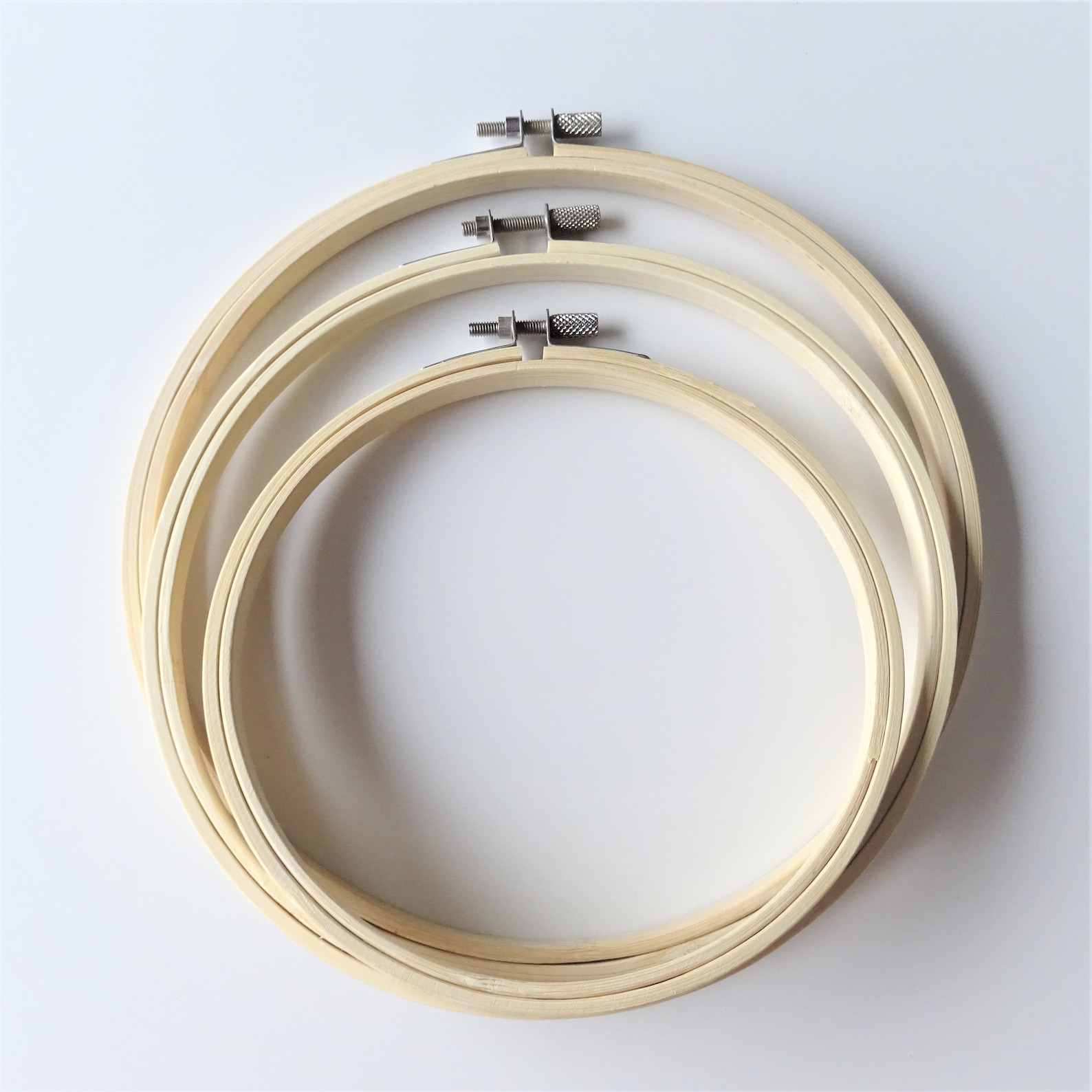 Bamboo Embroidery Hoops by Trimits Sizes 6 7 & Etsy