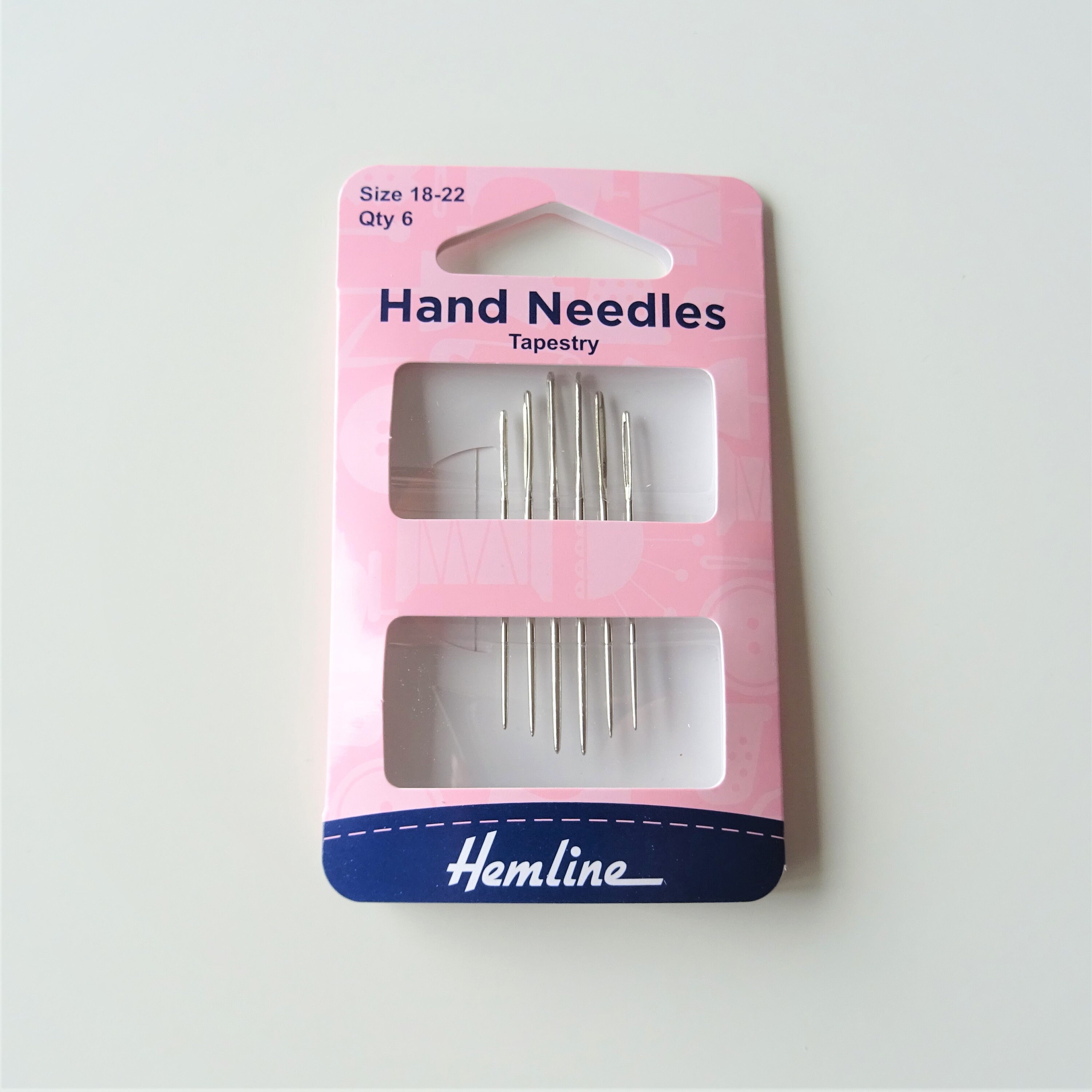 Hemline Hand Sewing Needles: Tapestry: Size 24-26 Hemline Hand Sewing Needles: Tapestry: Size 24-26