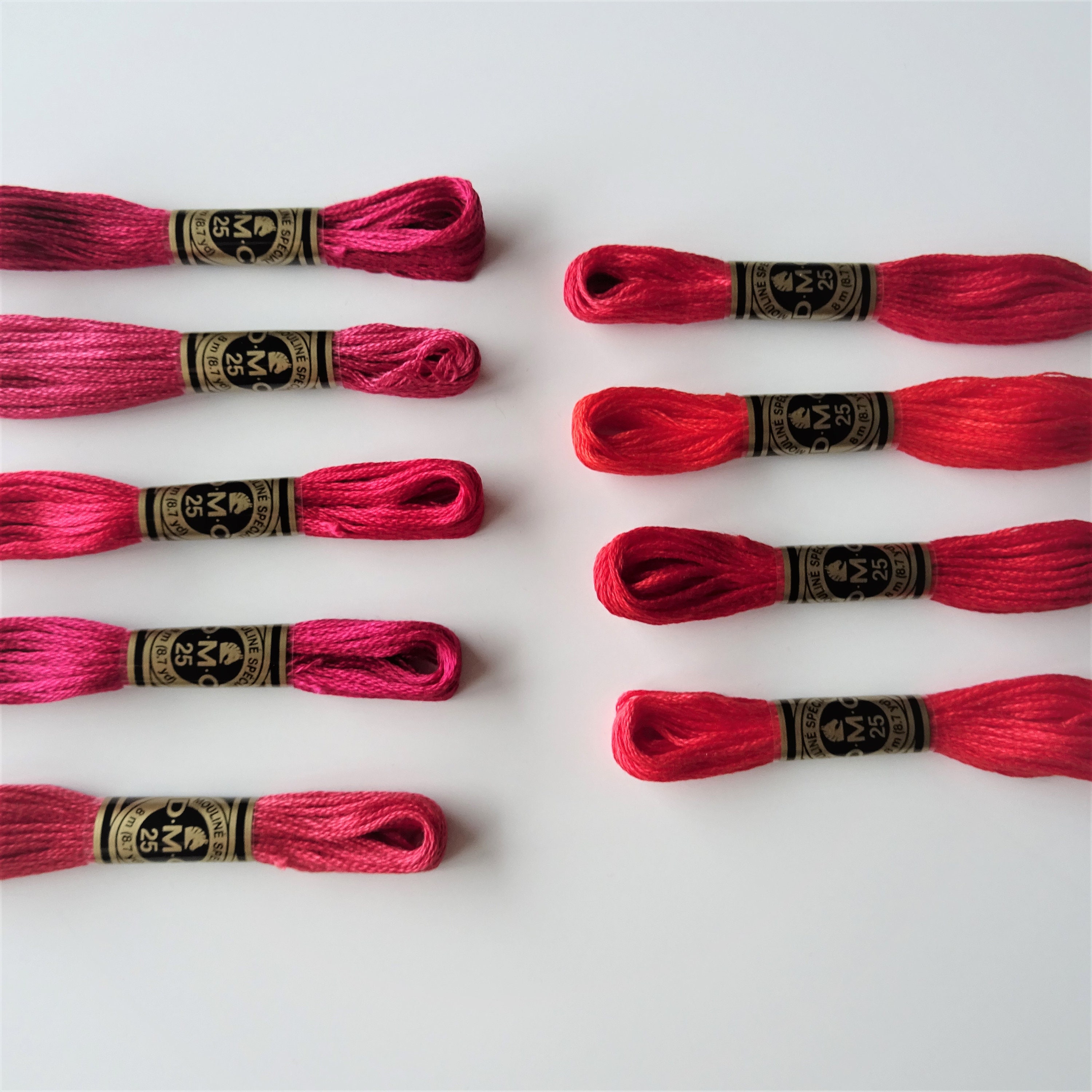 Threadworx Bleeding Hearts 1089 Red Variegated Floss Red