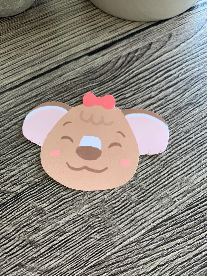 Animal Crossing Melba Koala Villager Sticker | Etsy