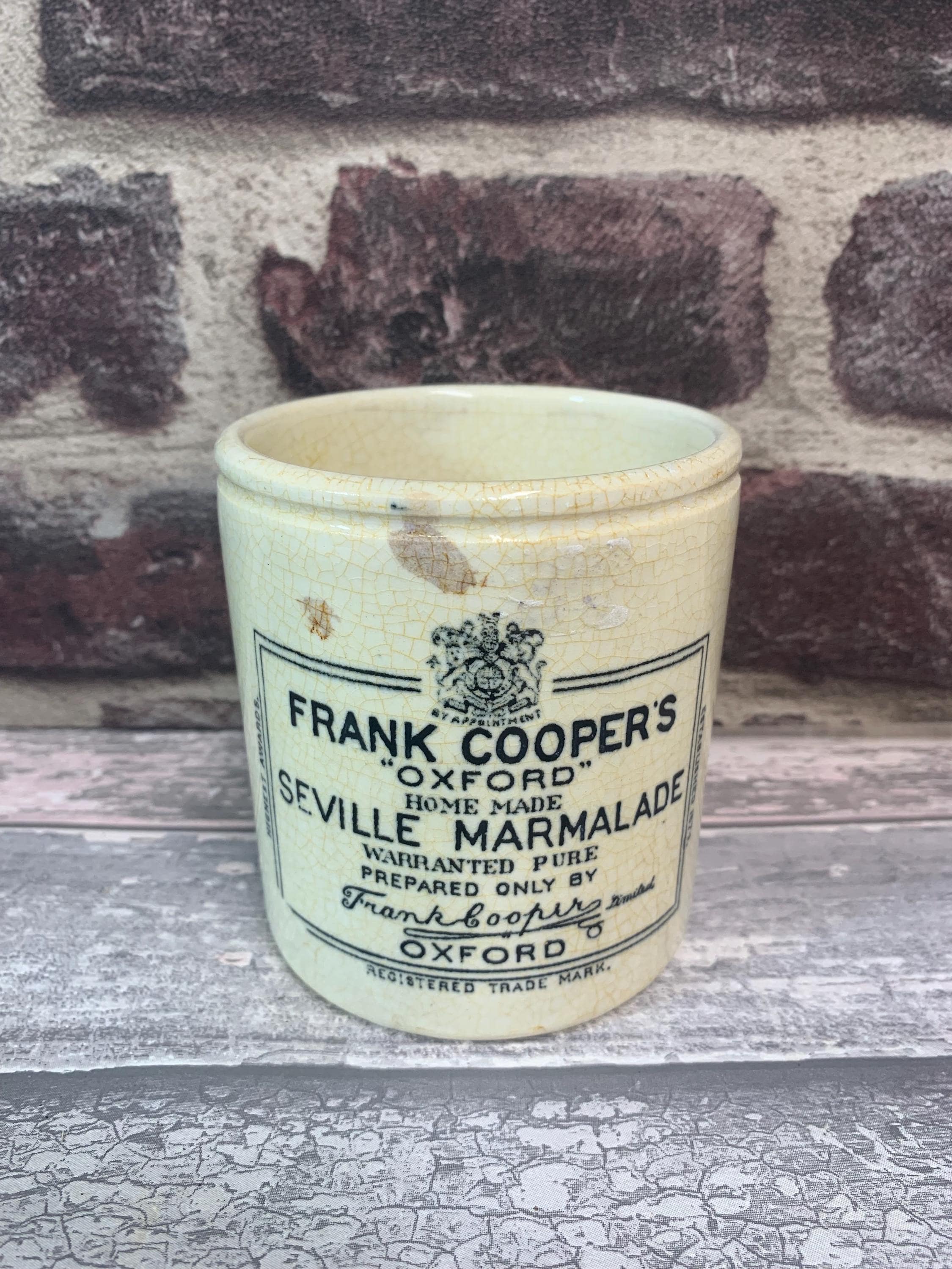 FRANK COOPER　フランククーパー　マーマレードジャー　レア イギリス アンティーク FRANK COOPER フランククーパー