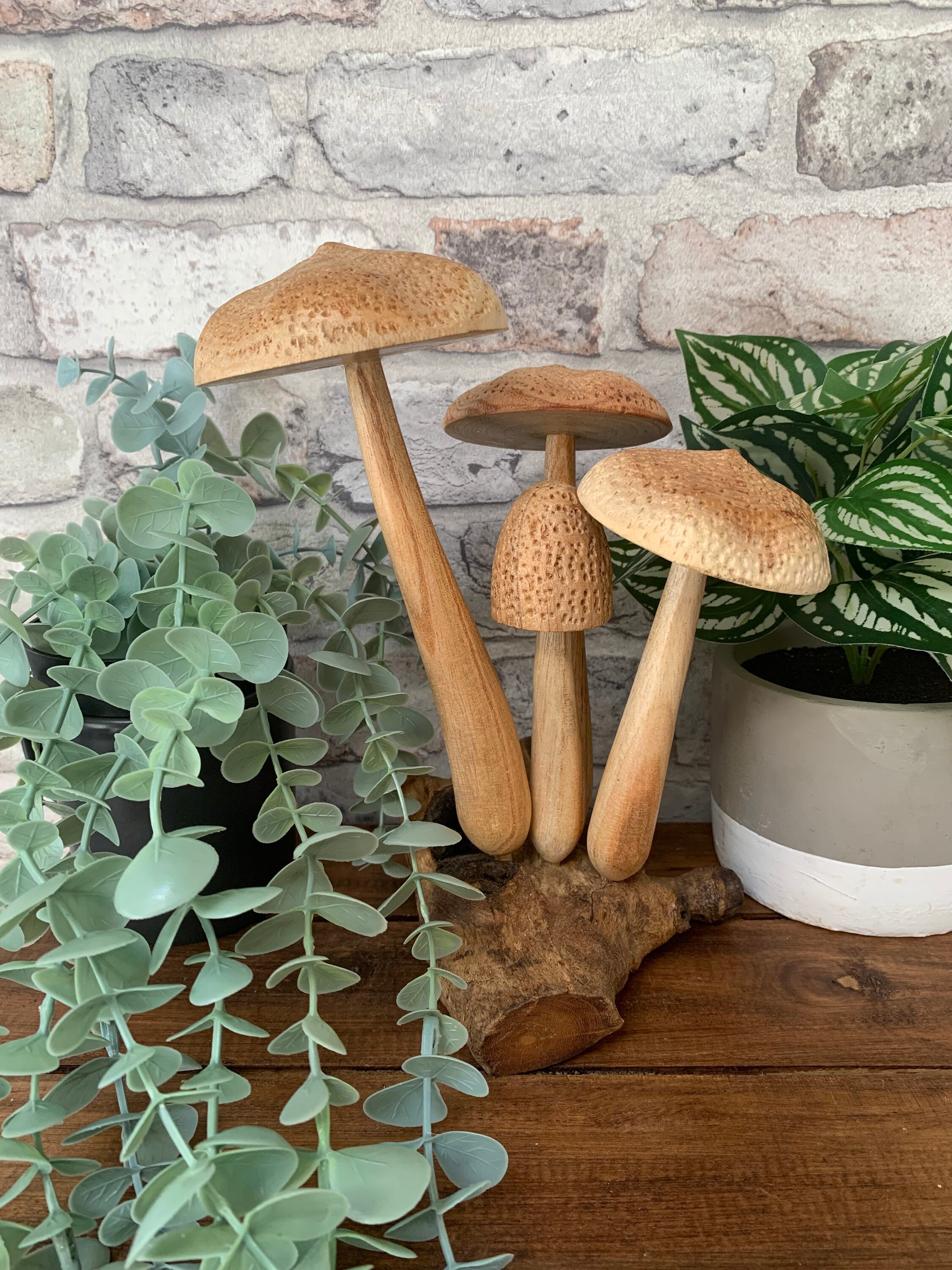 Miniature mushrooms terrarium décor - Fake mushroom terrarium