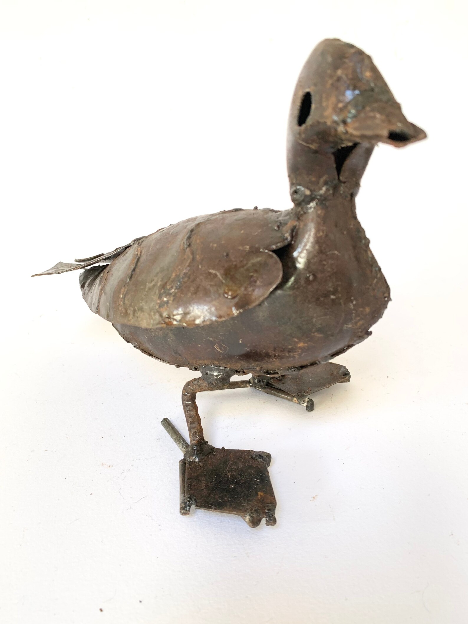 Metal Duckling Rustic Bird Art Garden Sculpture Gifts for Etsy