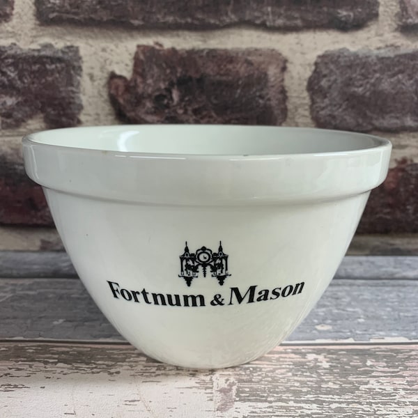 Fortnum and Mason Medium Sized Ironstone Pudding Bowl, Vintage Kitchenalia, Vintage Home Accessories, Gifts for Mothers day