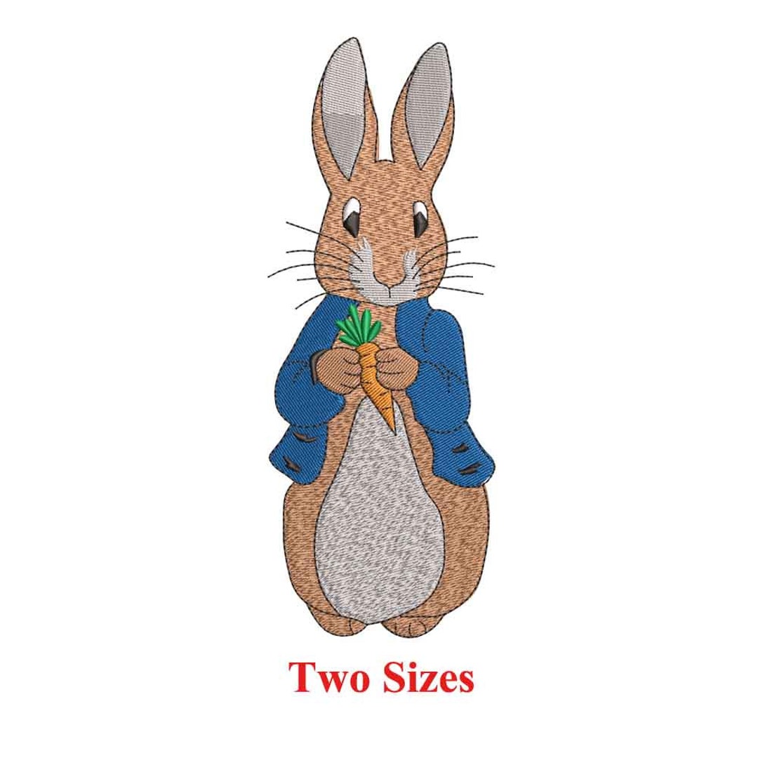 Peter Rabbit Machine Embroidery Design / Rabbit / Easter Bunny / Happy ...
