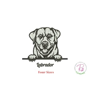 Labrador Retriever Machine embroidery design / black Labrador / cute face head  / Dog / Pet / Dog lovers
