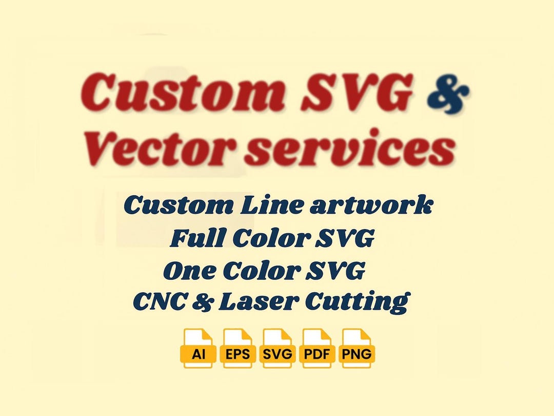 Custom SVG Vector Conversion | Logo, Image to Vector - Etsy