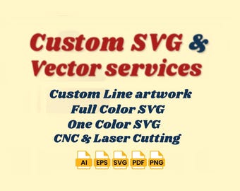 Custom SVG Vector Conversion | Logo, Image to Vector