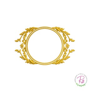 Kreis Monogramm Stickerei Design /Maschine Design /Monogramm /Circle /Cute Monogramm / schön /Cute /Circle Grenze