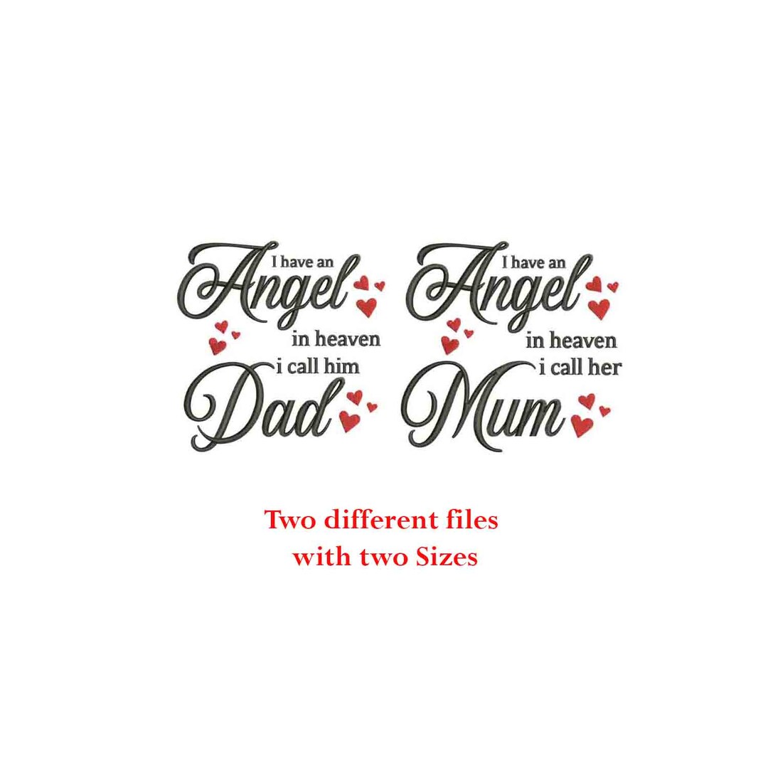 I Have Angel in Heaven I Call Her Mom & I Have a Angel in Heaven I Call Her Dad / Remembrance ...