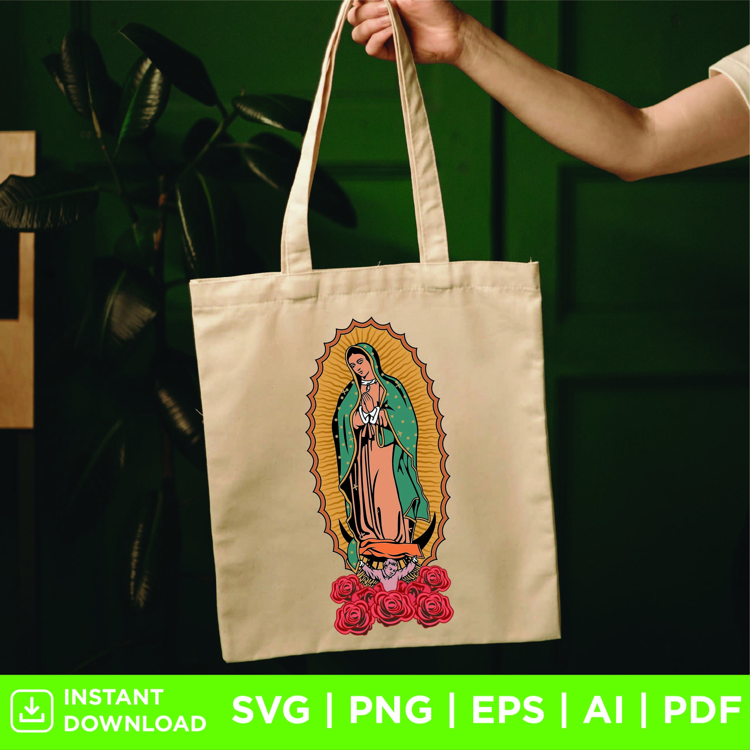 Our Lady of Guadalupe SVG, Catholic Virgin Mary (digital Download) - Etsy