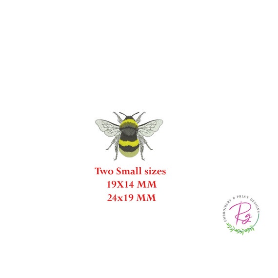 Bumble Bee Machine Embroidery Design / Honey Bee / Bumble Bee | Etsy