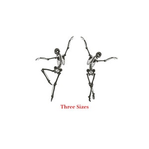 Dancing skeleton Machine embroidery design / funny dance / Halloween / Skeleton funny dance /Three sizes