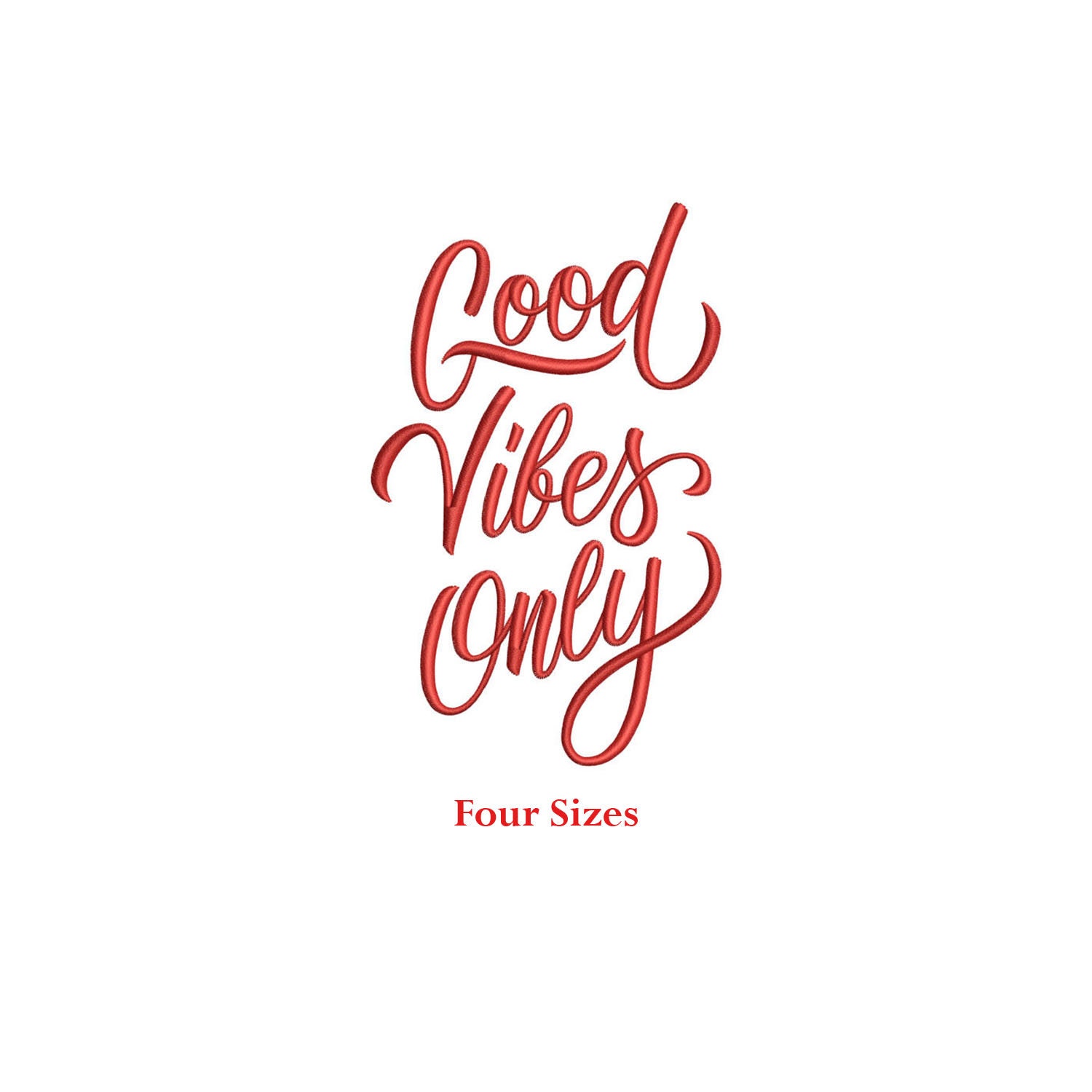 Good vibes only machine jessecmault design  good thoughts   etsy