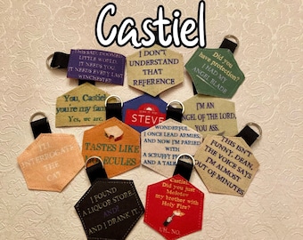 Castiel Supernatural Misha Collins Keychain