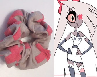 Vaggie Hazbin Hotel Inspired Hair Tie Scrunchie