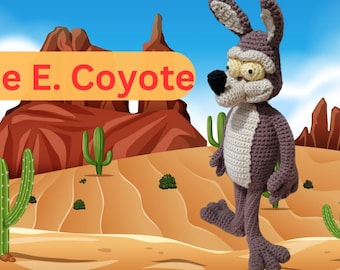 Cartoon Coyote Crochet Pattern