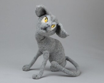 bald cat stuffed animal