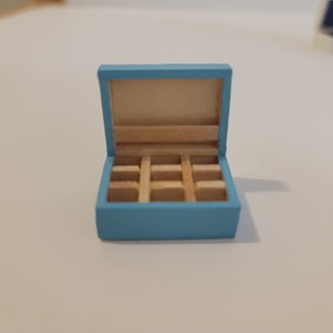 1:12 scale Dollhouse Wooden Box