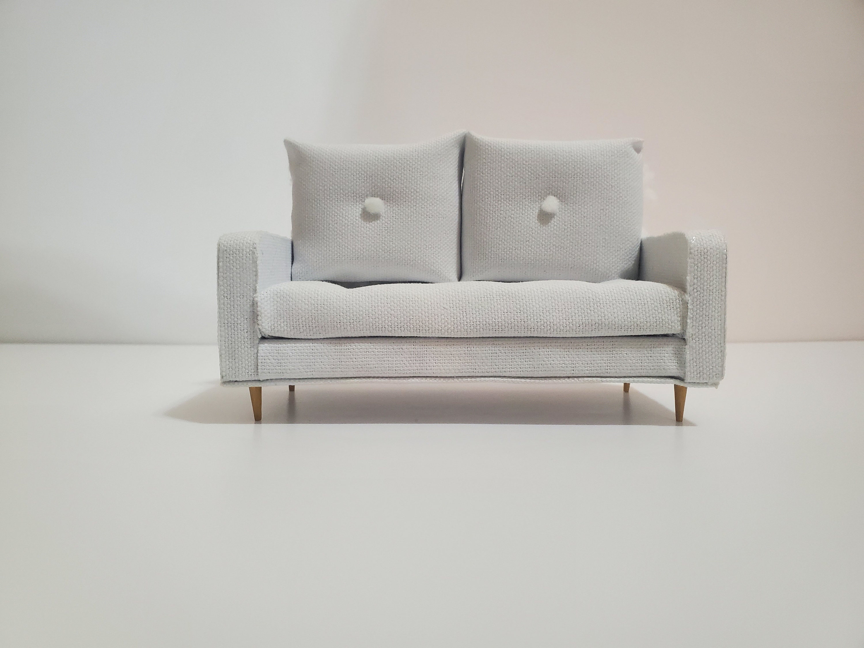 Asiento de amor blanco en miniatura | Etsy