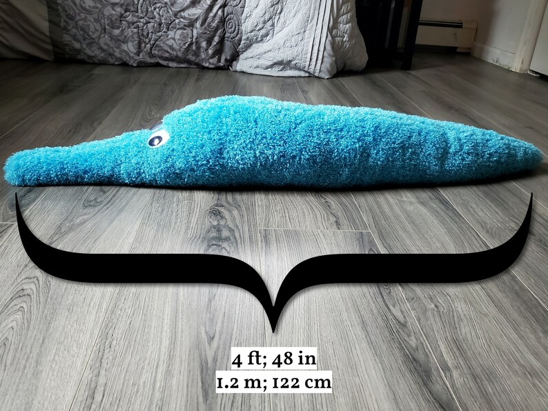 GIANT Worm With Perm Plushie / Body Pillow Etsy
