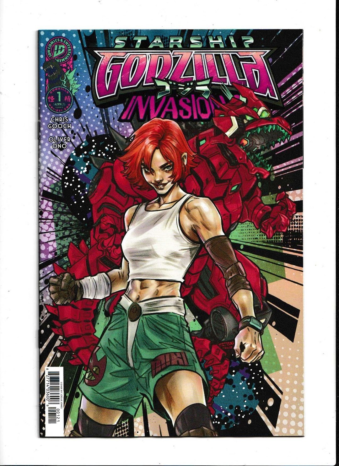 Godzilla Guide Book Starship Godzilla Invasion X #1 (2026) Joëlle Jones Variant IDW ...
