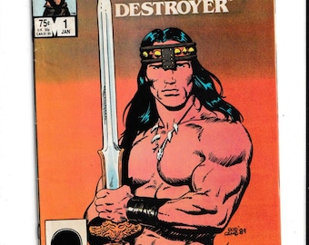 Conan el Destructor #1 (1985) Adaptación oficial en cómic de la película