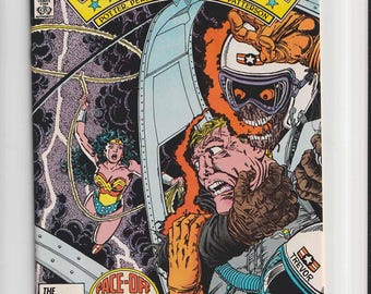 Wonder Woman #2 (1987) George Pérez Portada, Lápices e Historia, Primera Aparición del Coronel Steve Trevor Post Crisis