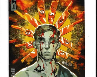 Siete esposas #1 (2026) Portada de Mirka Andolfo. Primera aparición del detective Aguilar.