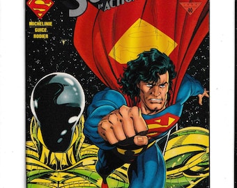 ACTION COMICS #0 (1994) Vinculación del Mes Cero El Hombre de Ayer DC Comics Casi Impecable+