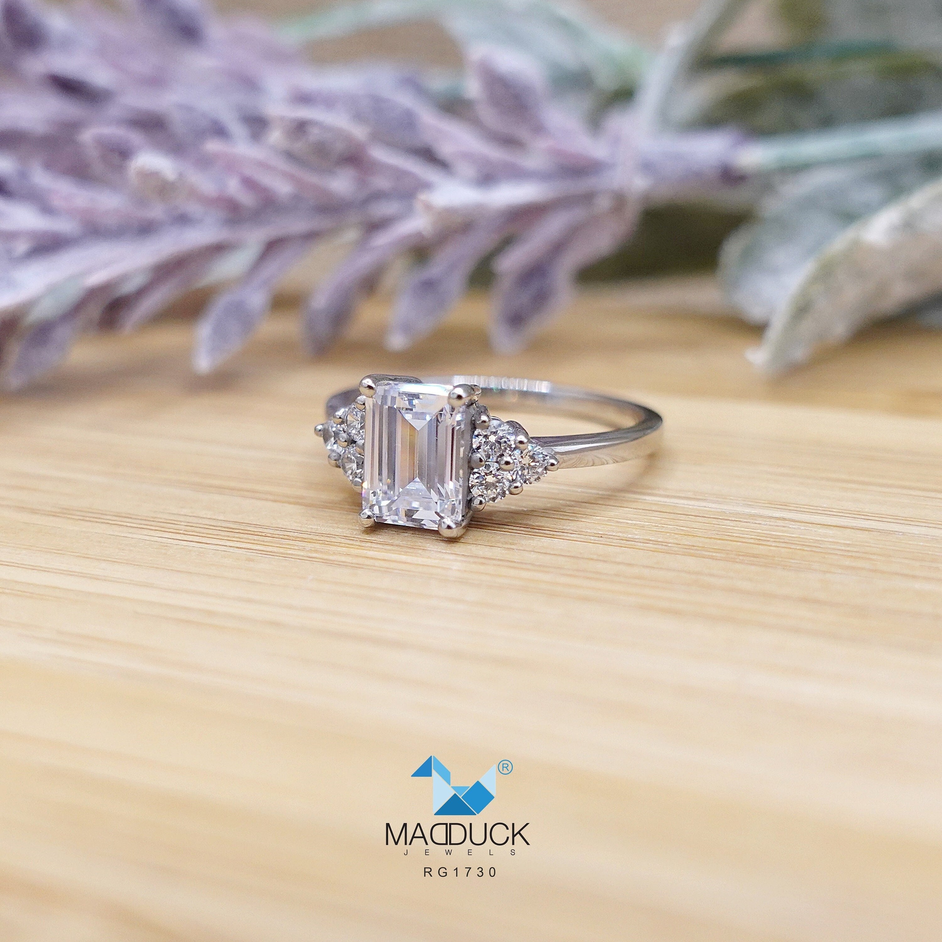 ★TATIANA★ [Silver 925] Bold Emerald Cut Ring_CR0490 s-l400.jpg